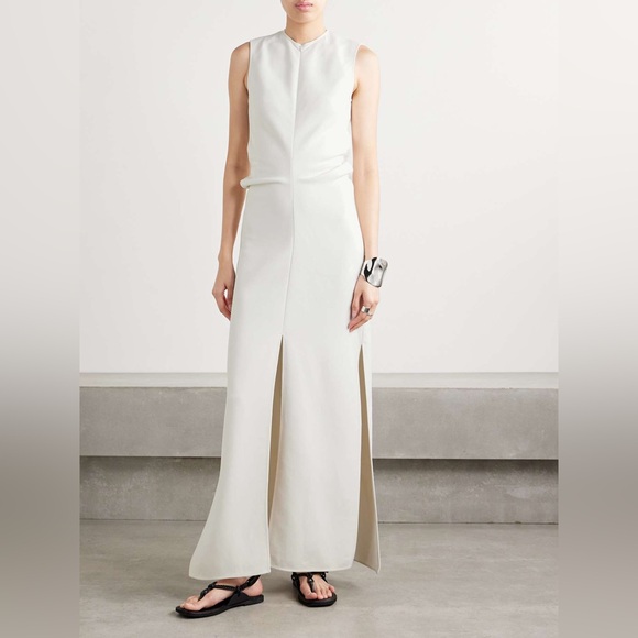 Proenza Schouler Pants - Proenza Schouler Cream Sleeveless Jumpsuit